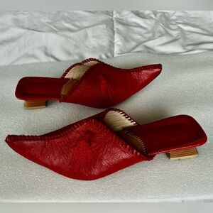 Red Leather Shoes